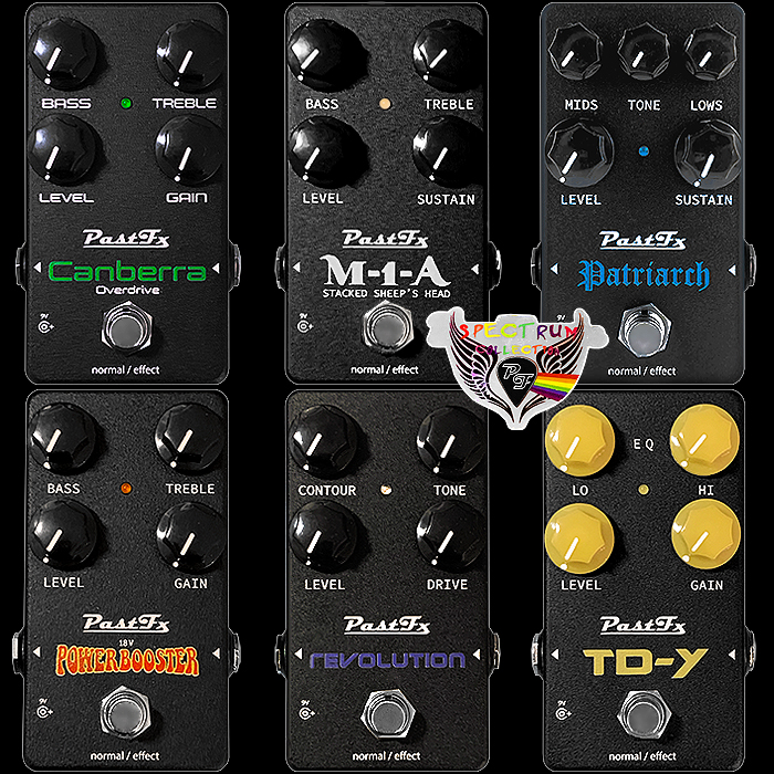 PastFX's Spectrum Collection Revives Buffalo FX Pedals in Superb Smart Compact Enclosures - utilising the same High Quality Components