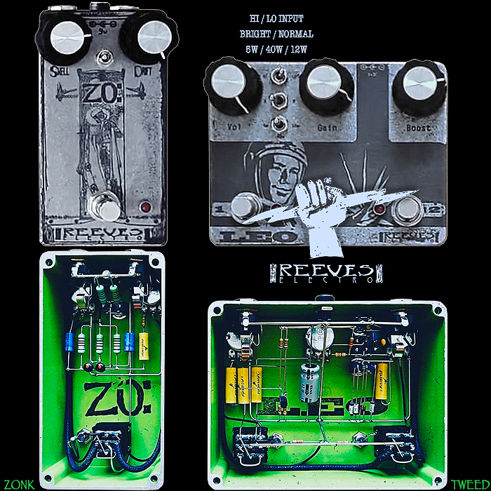 Markus Reeves' new LEO Triple Tweed Overdrive + Boost and ZO Silicon Zonk II style Fuzz go up for pre-orders tomorrow February 9th