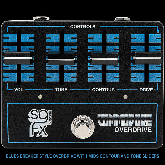 SolidGoldFX Applies its Imperial Fuzz Slider template to the legendary 90's Marshall Blues Breaker format for its new Commodore Overdrive