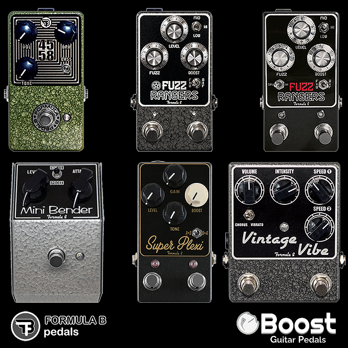Formula B Full Range Overview - as stocked by Boost Guitar Pedals