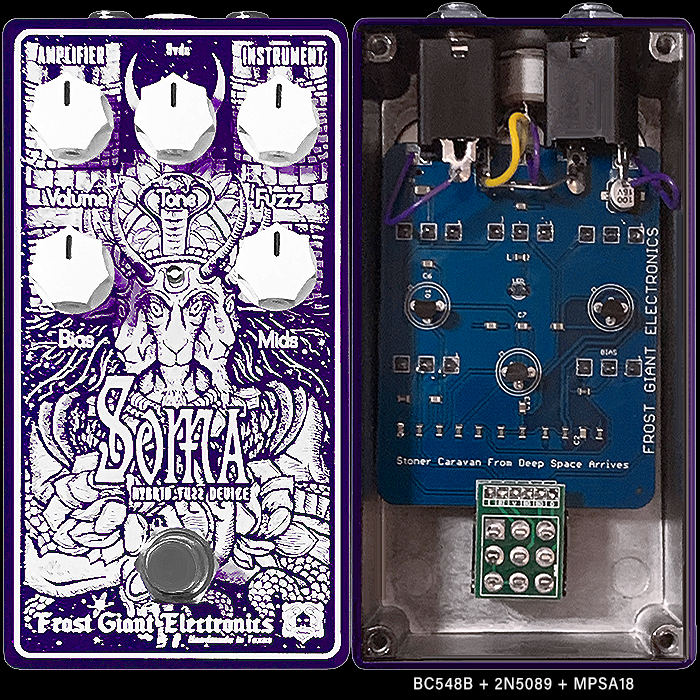 Frost Giant Electronics Ramps Up the Raw Visceral Output for its Monster V2 Soma Hybrid Fuzz Device