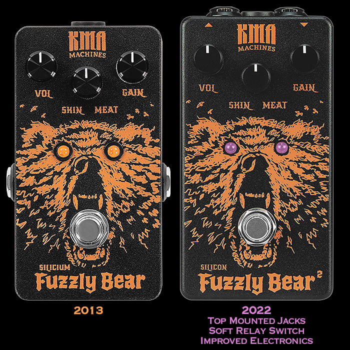 KMA Machines Re-Tools and Refines its Fuzzly Bear Bosstone style Silicon Fuzz - now in evolved V2 Edition