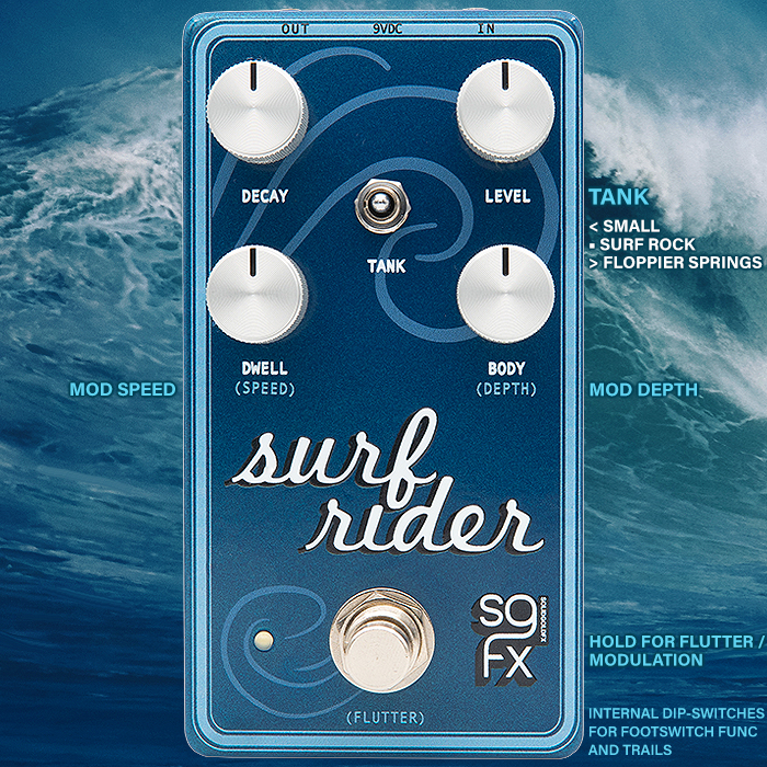 SolidGoldFX Unleashes the Drippiest of Modulated Reverbs - the Surf Rider IV