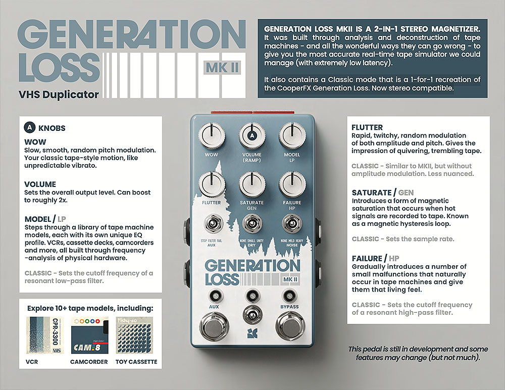 Guitar Pedal X - News - Chase Bliss announces Pre-orders for its 