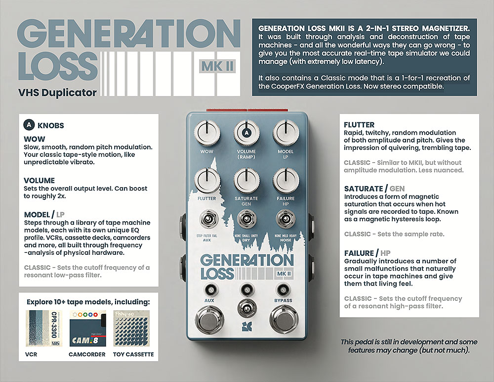 Chase Bliss Audio Generation Loss mk2-