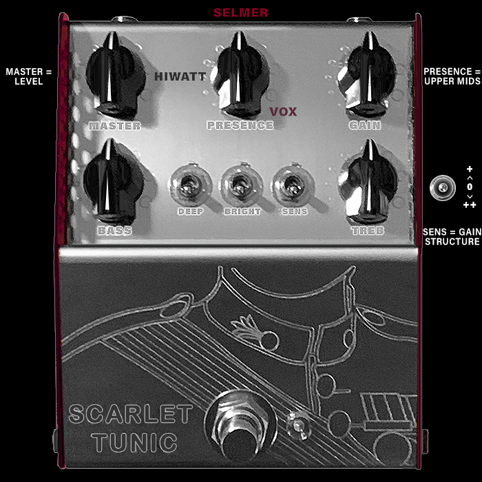 Thorpy's Hugely Accomplished and Wide-Ranging Scarlet Tunic Preamp is his most Instantly Gratifying Overdrive to-date!