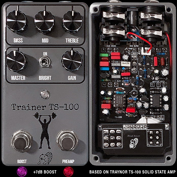 Drunk Beaver Releases Versatile and Gutsy Trainer TS-100 Preamp + Boost