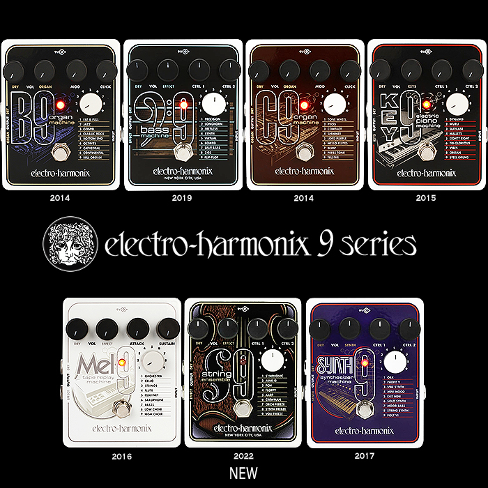 Celebrating Electro-Harmonix' 9 Series Guitar Synth Pedals - Full Range Overview