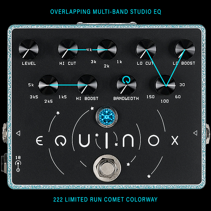 Spaceman Effects Releases Limited Run Equinox Overlapping Multi-Band Studio-style EQ