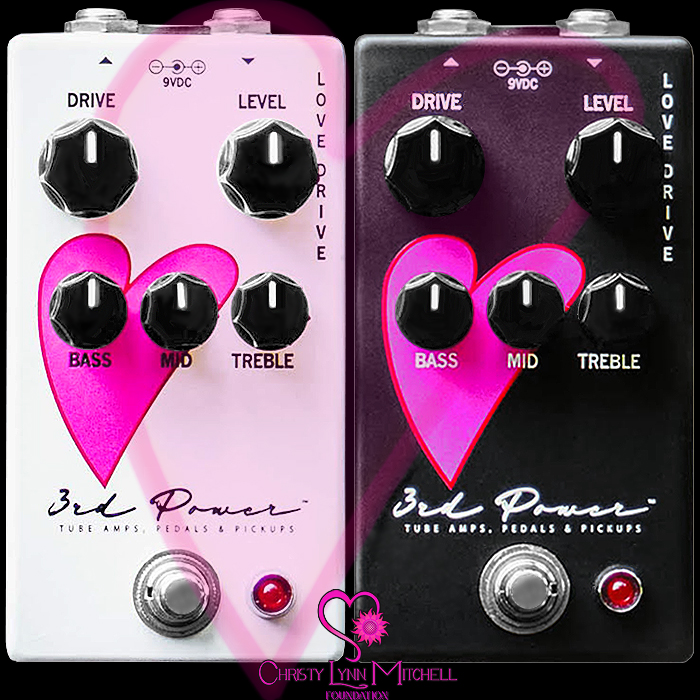 3rd Power's Excellent New Wave-Shaping, Harmonically Detailed Love Drive Preamp is a fitting homage for a Dear Friend lost to Cancer