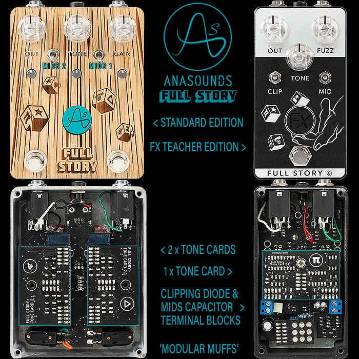 Anasounds reveal further chapters of the Full Story Modular Muff Saga - now also available in Standard and FX Teacher Editions