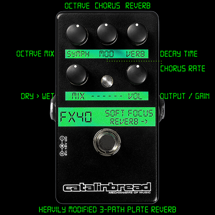 Catalinbread channels the Yamaha FX500 for its Soft Focus Reverb Instant Shoegaze effect pedal