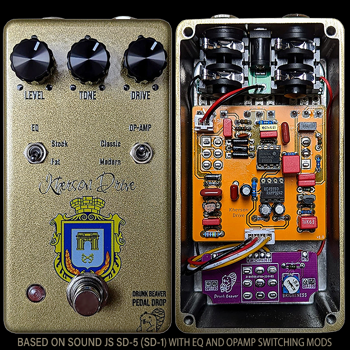 Drunk Beaver Unleashes First 10 Unit 'Pedal Drop' - the Kherson Drive - based on a rare Ukrainian SD-1 Clone