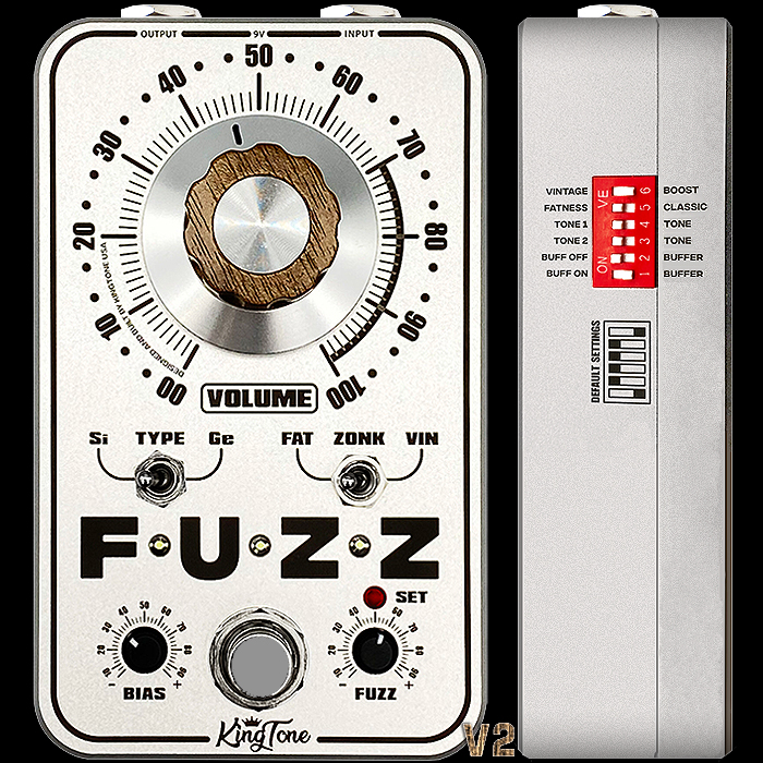 Guitar Pedal X - News - King Tone Finally put their V2 miniFUZZ up 