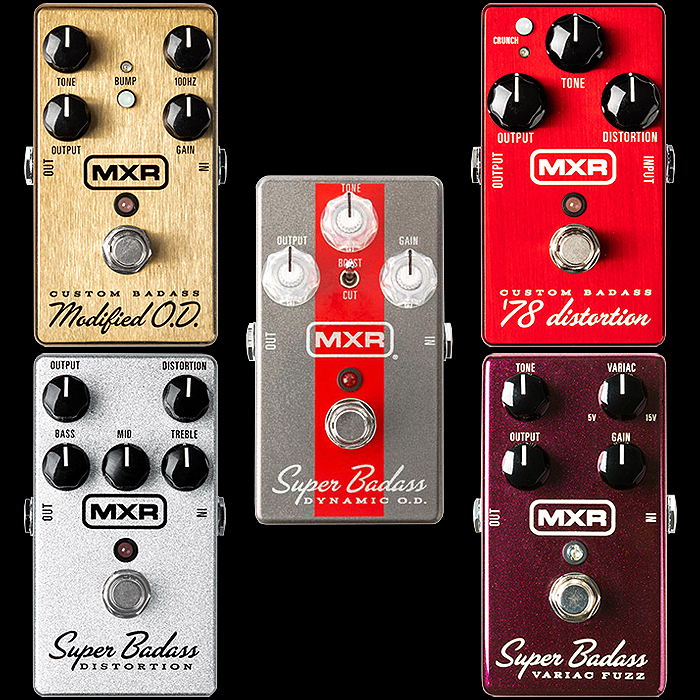 Guitar Pedal X - News - MXR releases the 5th in its Badass Series - the  MOSFET-based M249 Super Badass Dynamic Overdrive