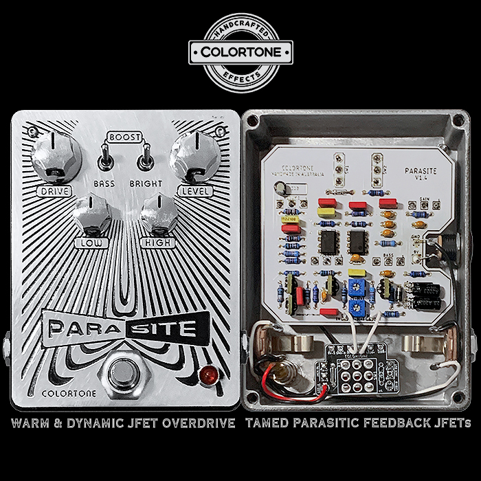 Colortone Pedals' Parasite JFET Overdrive is a warm, super-versatile, dynamic and expressive everyday gain machine