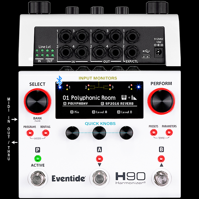 Guitar Pedal X - News - Eventide's new H90 Harmonizer Multi-FX Workstation  essentially doubles down on the H9 Max with much improved interface and  connectivity and with 10 new algorithms onboard