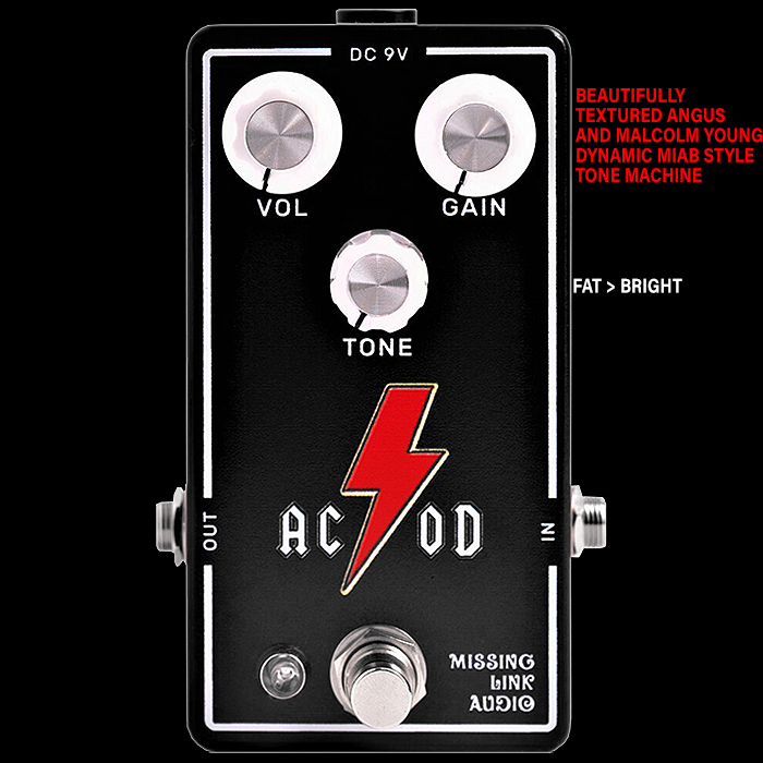 Conquista Perímetro Sencillez Guitar Pedal X - GPX Blog - Missing Link Audio's AC/OD is a beautifully  calibrated take on those Classic AC/DC Plexi-style Tones