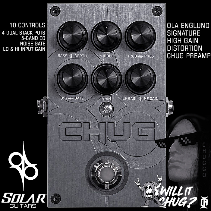 Schatting Reciteren geld Guitar Pedal X - GPX Blog - Ola Englund's Killer New Signature Chug High  Gain Preamp Pedal has an impressive 10 controls, including a Noise Gate -  across 4 dual-concentric pots