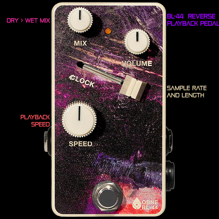 Old Blood Noise Endeavor's BL-44 is a Simple Pure Reverse Playback Effect with some Smart Interactive Controls including Variable Clock