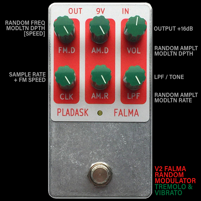 Pladask Elektrisk Reboots its Falma Random Modulator - now in V2 Edition with 2 Extra Controls for added Granularity