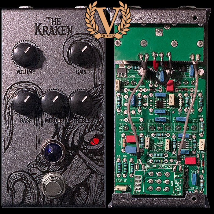 Victory Amps V1 The Kraken High Gain Preamp Pedal goes well beyond its Rabea Massaad Signature Sound roots