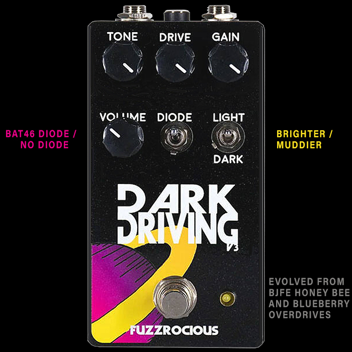 10％OFF】 / Pedals Fuzzrocious ギター Dark v3 Driving ギター - www ...