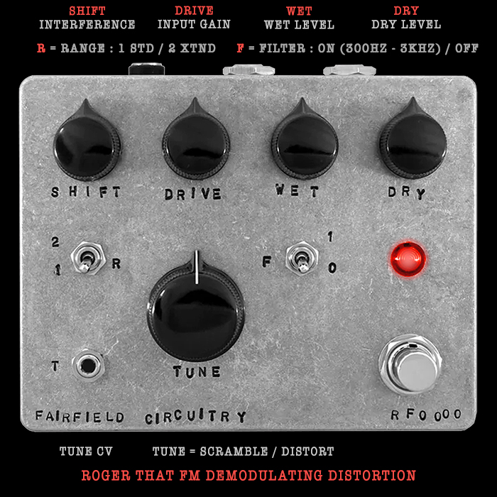 Fairfield Circuitry's new Roger That FM Demodulating Distortion nicely underlines the current trend for Imperfection
