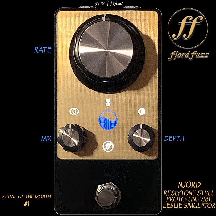 Fjord Fuzz's Pedal of the Month for January - Njord is a really smart take on the legendary Shin-ei Resly Tone Leslie Simulator