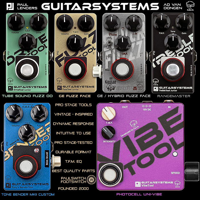 A Range Overview of Netherland's Finest Guitar Pedal Maker - GuitarSystems