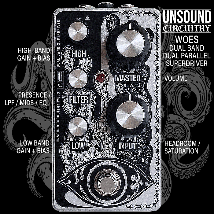 Unsound Circuitry's Woes is a unique Dual Band Superdriver with Dual Parallel Drive Circuits