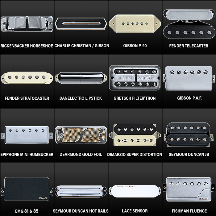 16 of the Most Iconic Guitar Pickups - 1934 to 2013