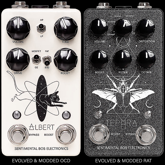 Sentimental Bob Electronics' Volodymyr Zakernychnyi delivers two enhanced and modified takes on some all-time classics - courtesy of his new Albert Overdrive and Tephra Distortion Pedals