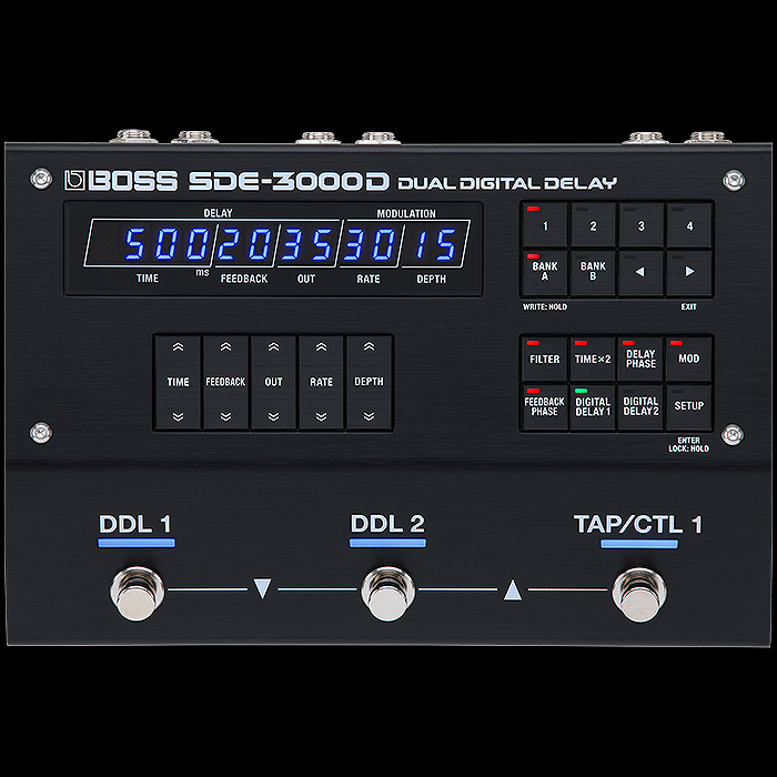 Guitar Pedal X - GPX Blog - Boss SDE-3000D and SDE-3000EVH Dual 