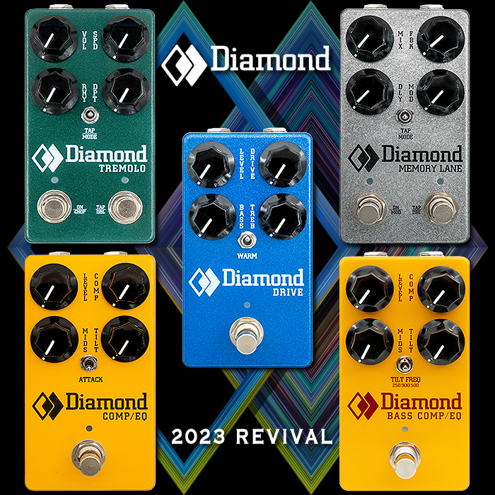 Diamond Pedals is Reborn and enhanced under the tutelage of Greg Djerrahian and SolidGoldFX