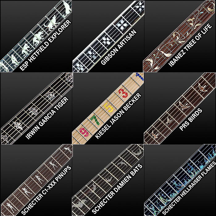 9 Notable and Distinct Variable Fret Markers