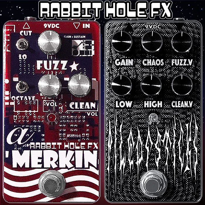 Rabbit Hole FX magics up a couple of properly gnarly and visceral Octave Fuzzes which you can tame if you must - with a Clean Channel Blend