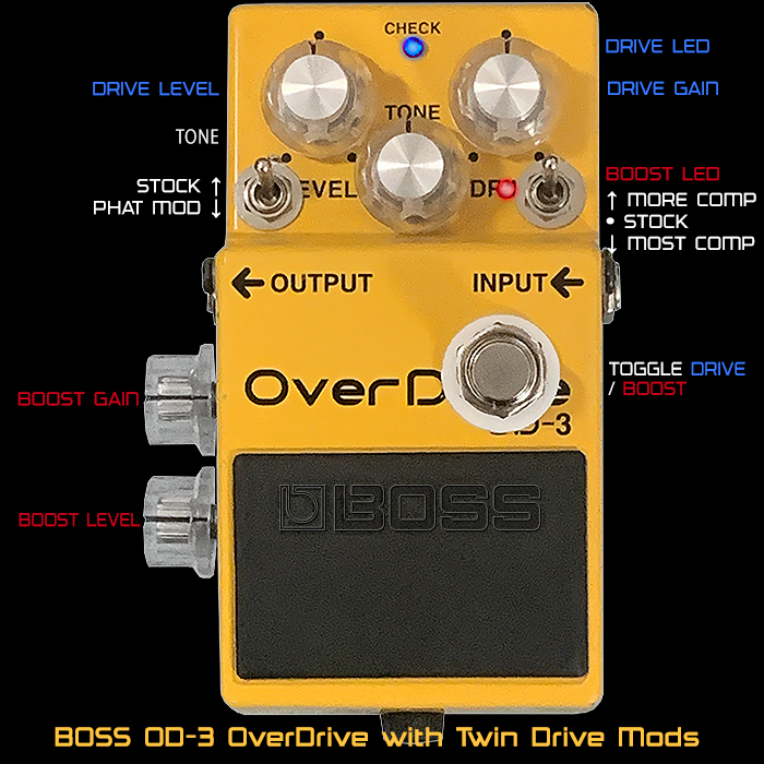 BOSS OD-3 TWIN DRIVE MOD www.krzysztofbialy.com