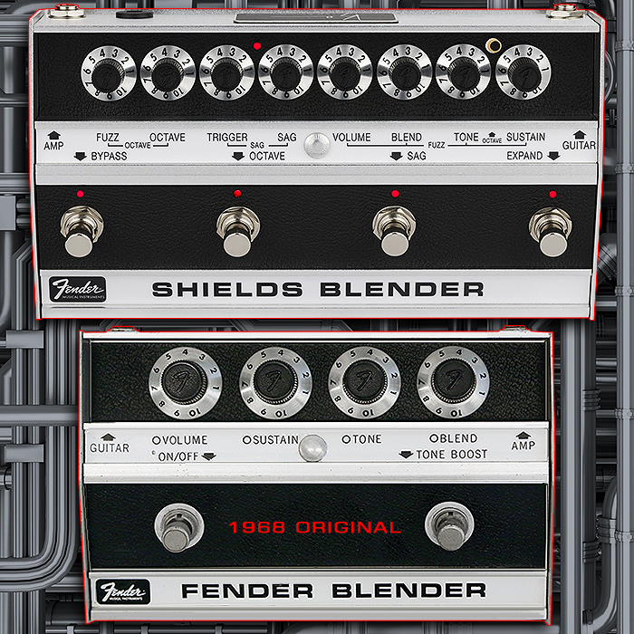 Guitar Pedal X - Blog - Fender the Fender Blender Fuzz as an extended Kevin Shields Blender Limited Signature Edition