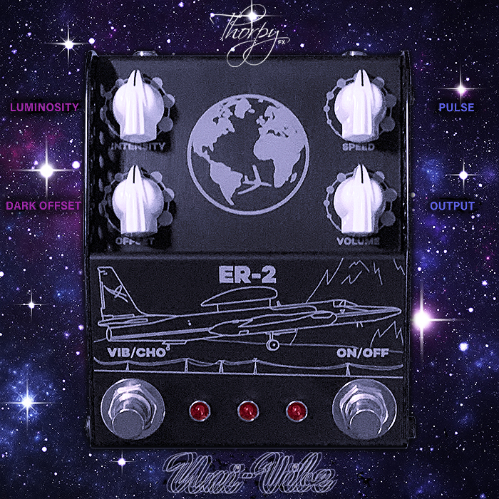 Thorpy's ER-2 does for the Uni-Vibe format the same as his Camoflange did for Vintage style Flanging - with extraordinary note clarity at all levels of intensity and throb