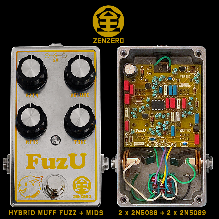 ZenZero's FuzU is a beautifully harmonic, extended range hybrid take on a Big Muff