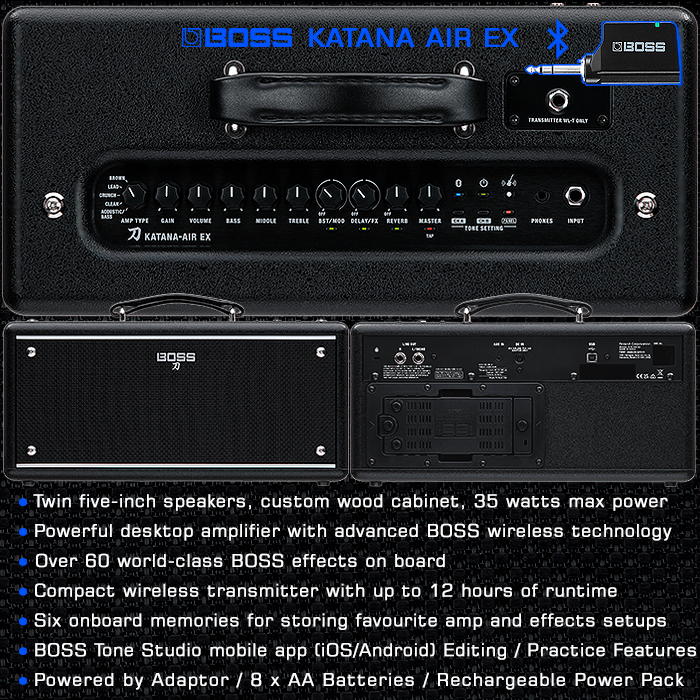 Guitar Pedal X - GPX Blog - Boss's new wireless Katana Air Ex