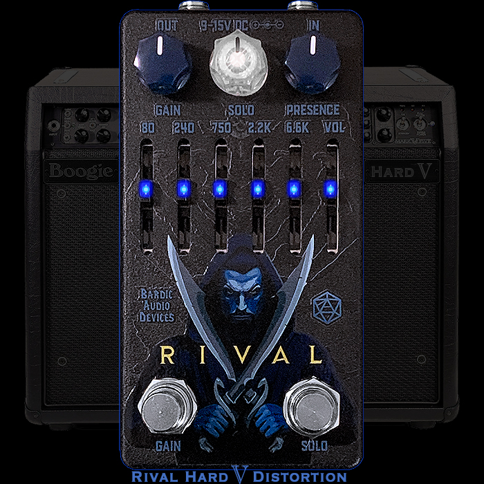 Bardic Audio Devices designs the perfect Mesa Mark V style Preamp Pedal with a little help from yours truly - the Rival Amp Distortion / Preamp