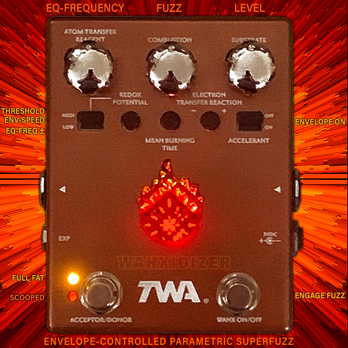TWA's monster Wahxidizer beefs up the Superfuzz format with added Parametric EQ and Envelope Controls