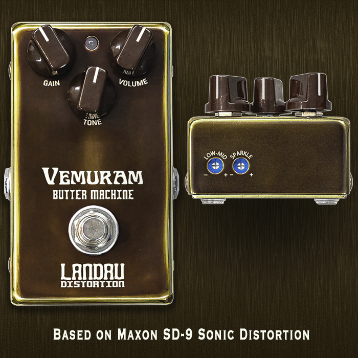 Guitar Pedal X - GPX Blog - Michael Landau spends two years redesigning and  refining the Maxon SD-9 Sonic Distortion leading to the evolved and  extended range Vemuram Butter Machine Distortion