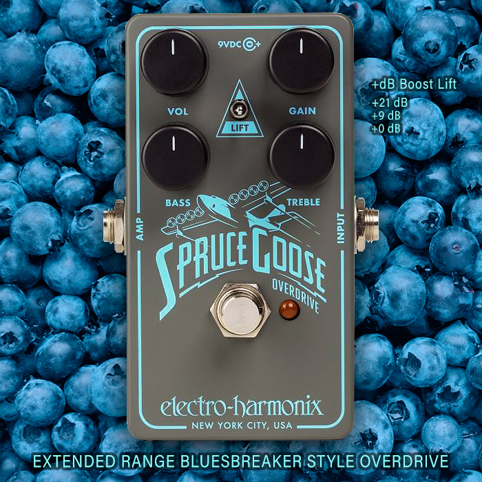 Electro-Harmonix throw their hat in the ring for Bluesbreakers with their new Spruce Goose Overdrive