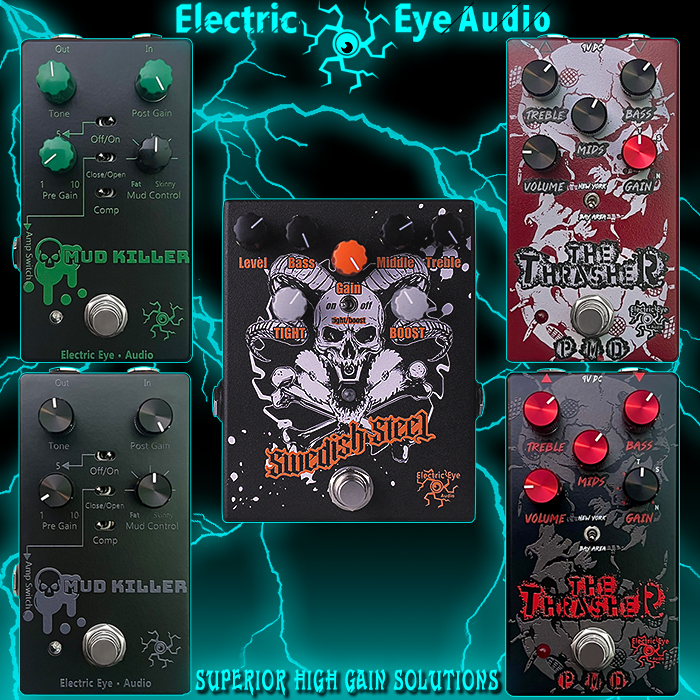 Silas Fernandes' Electric Eye Audio delivers superior solutions for enhanced and extended range high gain tones