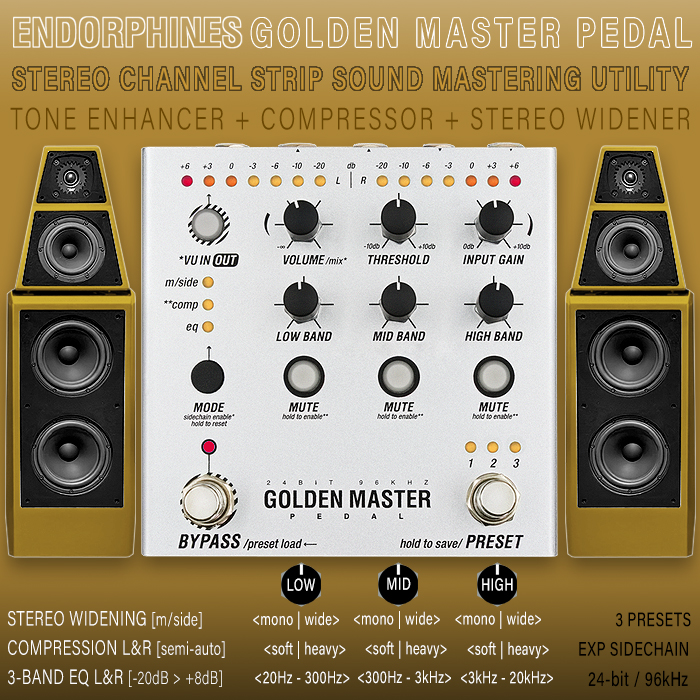 Guitar Pedal X - GPX Blog - Endorphin.es' Golden Master Pedal is