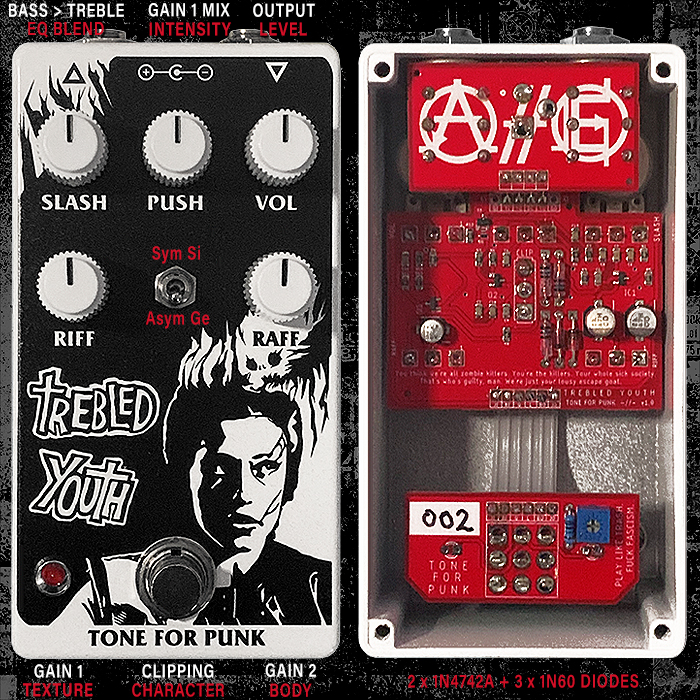 Tone For Punk's Trebled Youth 3-Stage Gain Machine is a Genius All-Rounder Boost, Overdrive, Distortion and Fuzz even