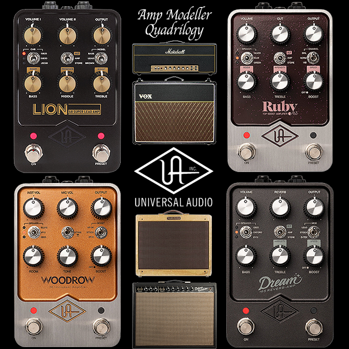 Universal Audio finally completes its UAFX Amp Modeller Quadrilogy with the notably hitherto missing Lion '68 Super Lead Amp / 3-way Plexi style Preamp